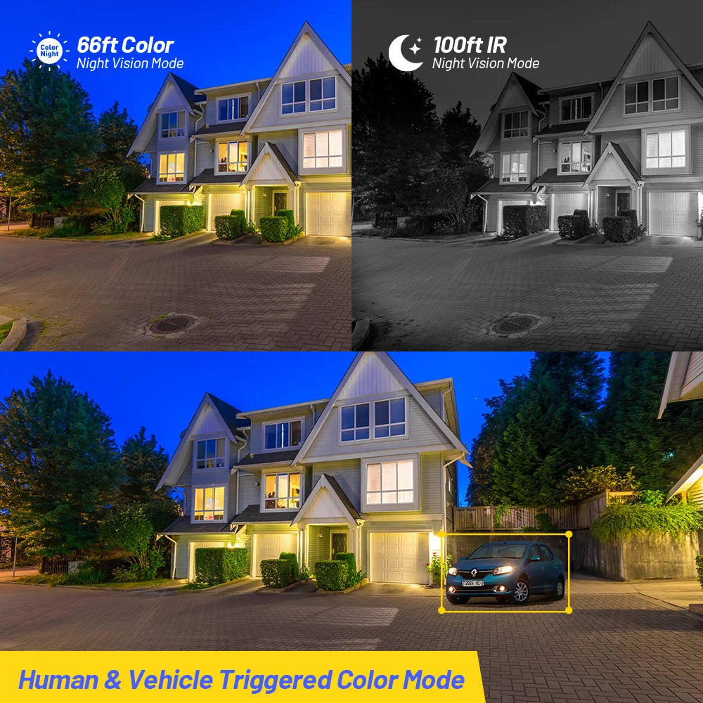 ANNKE C800 4K PoE Outdoor Security Camera IK10 IP67 8MP Smart Dual Light Built In Mic Video Surveillance