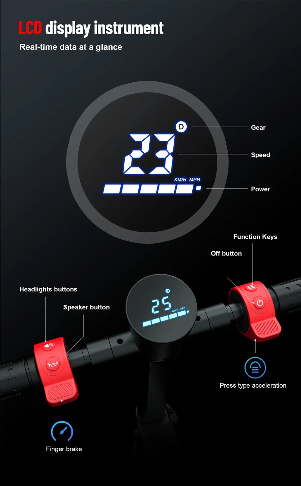 Huancic HX X6 Electric Scooter 350W Foldable 25kmh Model