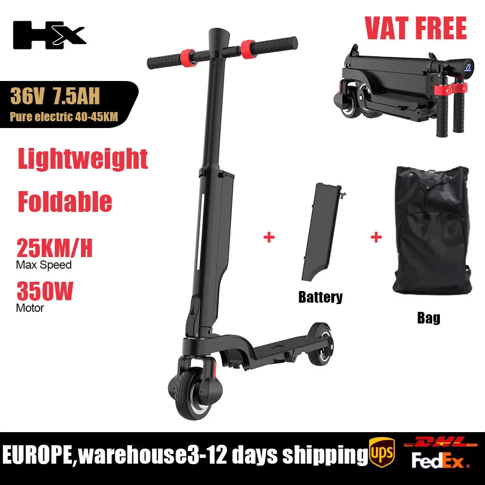 Huancic HX X6 Electric Scooter 350W Foldable 25kmh Model