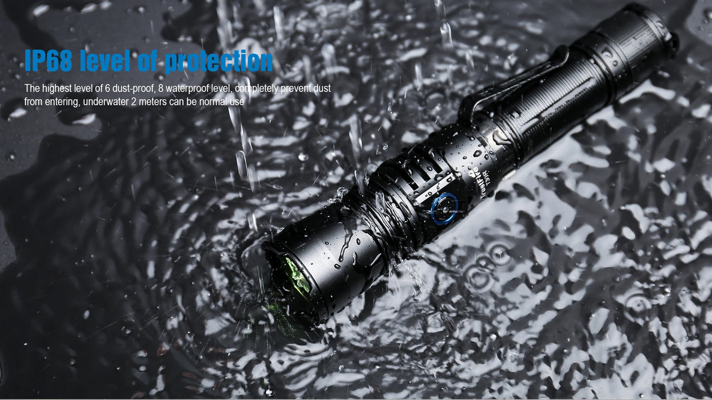 TrustFire T30R 1100M Tactical Flashlight 460 Lumen USB Rechargeable LED Torch