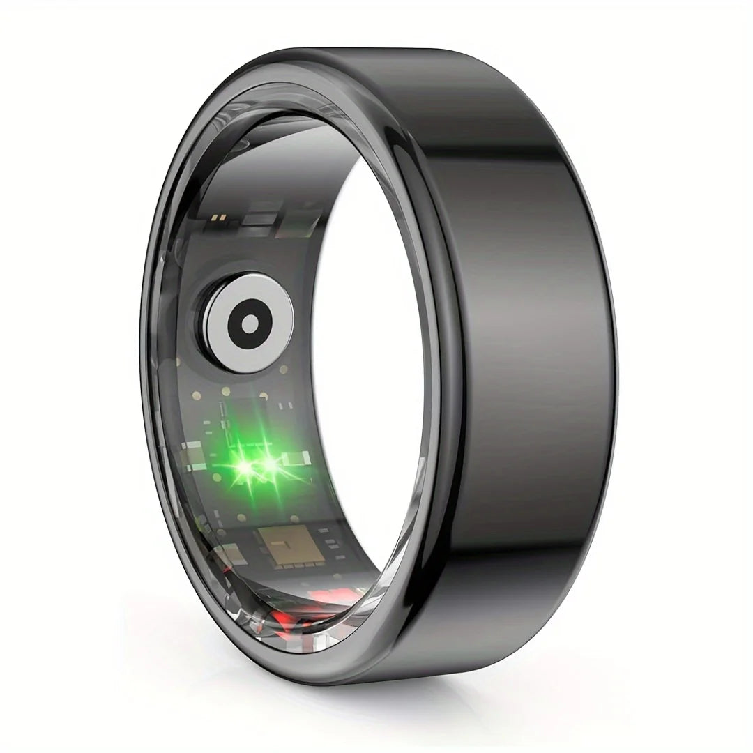 Smart Ring Activity Tracker Stainless Steel Step Counter