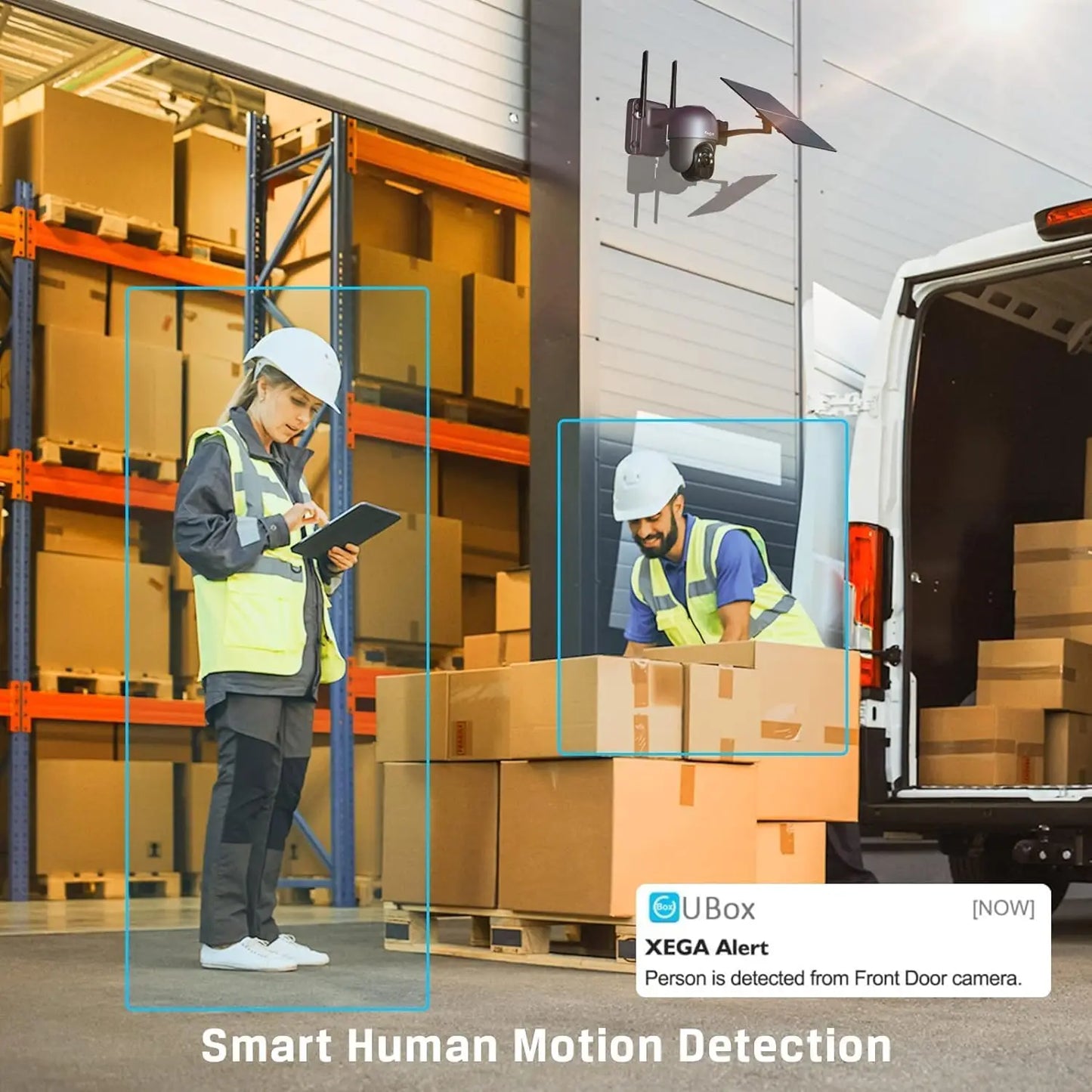 Xega 4G SIM Camera Solar 20W Battery 2K Night Vision IP66