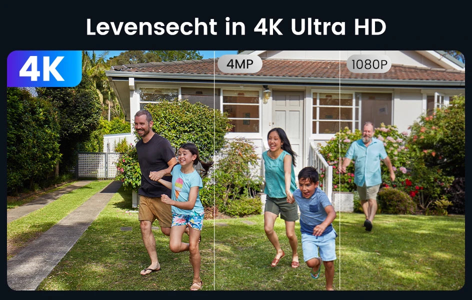 ZOSI 4K WiFi 6 Security IP Camera System Night Vision 8MP Pan Tilt Wireless Cam