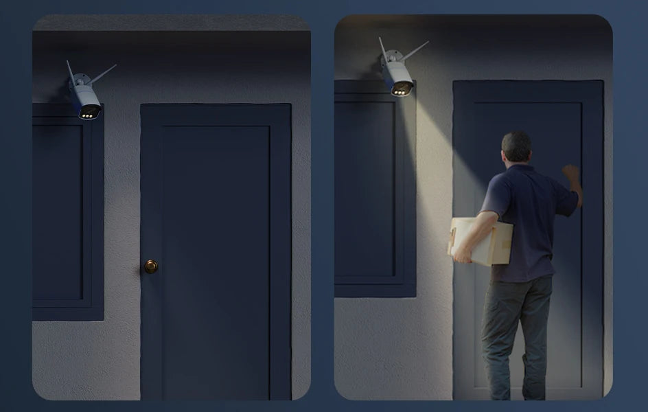 ZOSI 4K WiFi 6 Security IP Camera System Night Vision 8MP Pan Tilt Wireless Cam