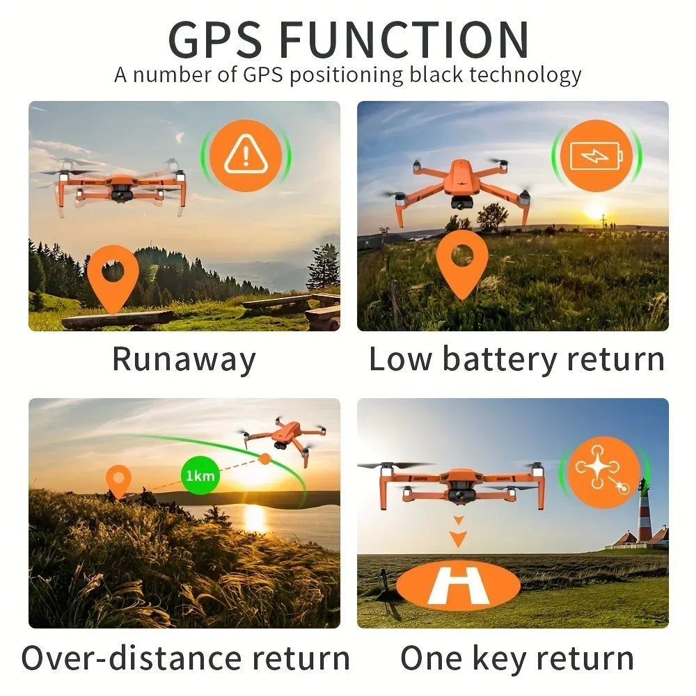 KF102 GPS Drone 4K 8K Camera 2 Axis Gimbal Quadcopter