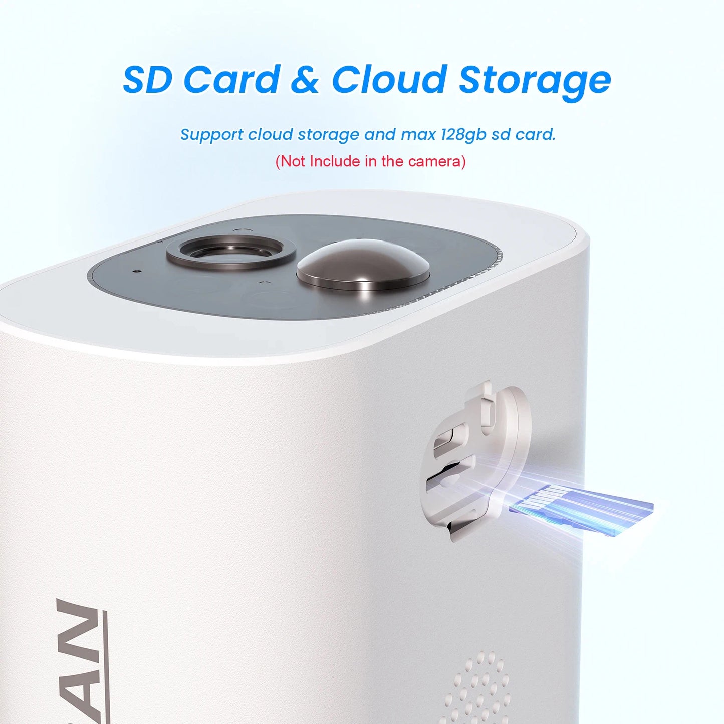 ANRAN 2K Solar Wireless Security Camera Floodlight WiFi