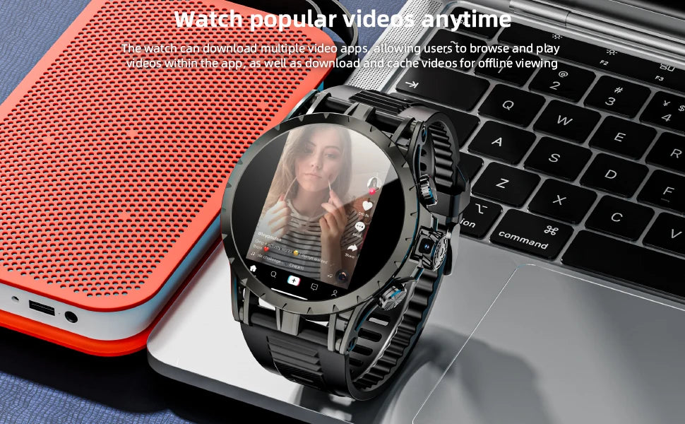 LOKMAT APPLLP 4 Android Smartwatch 4G Phone AMOLED Screen