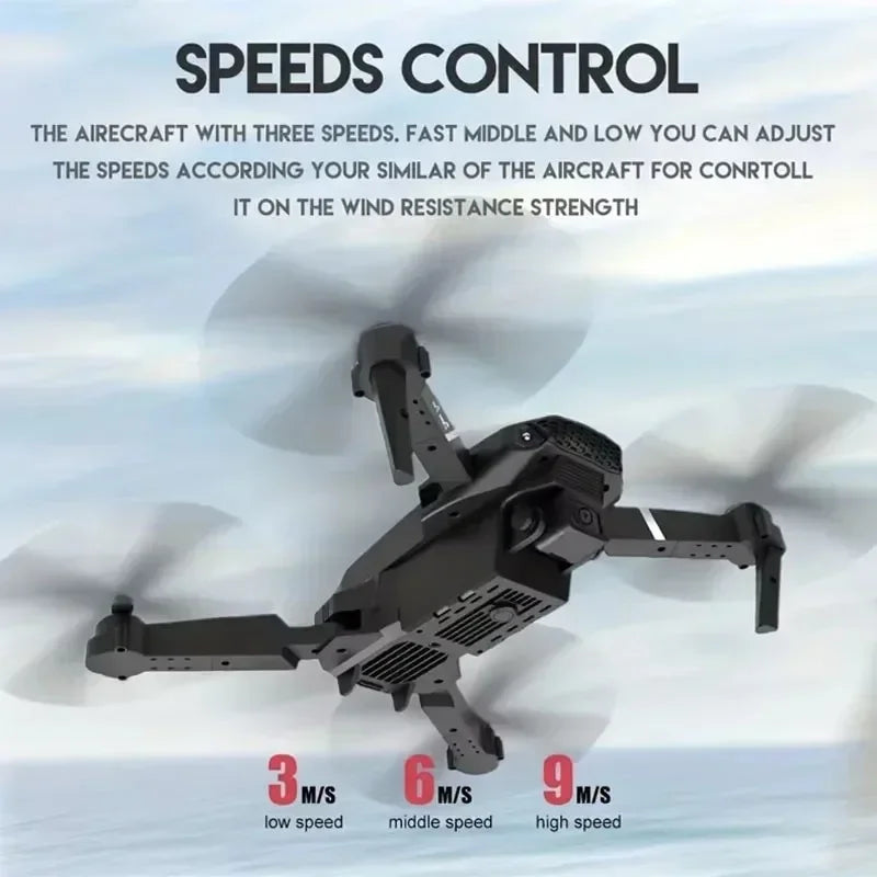 E88Pro 4K FPV Drone With 1080P Camera Foldable Portable