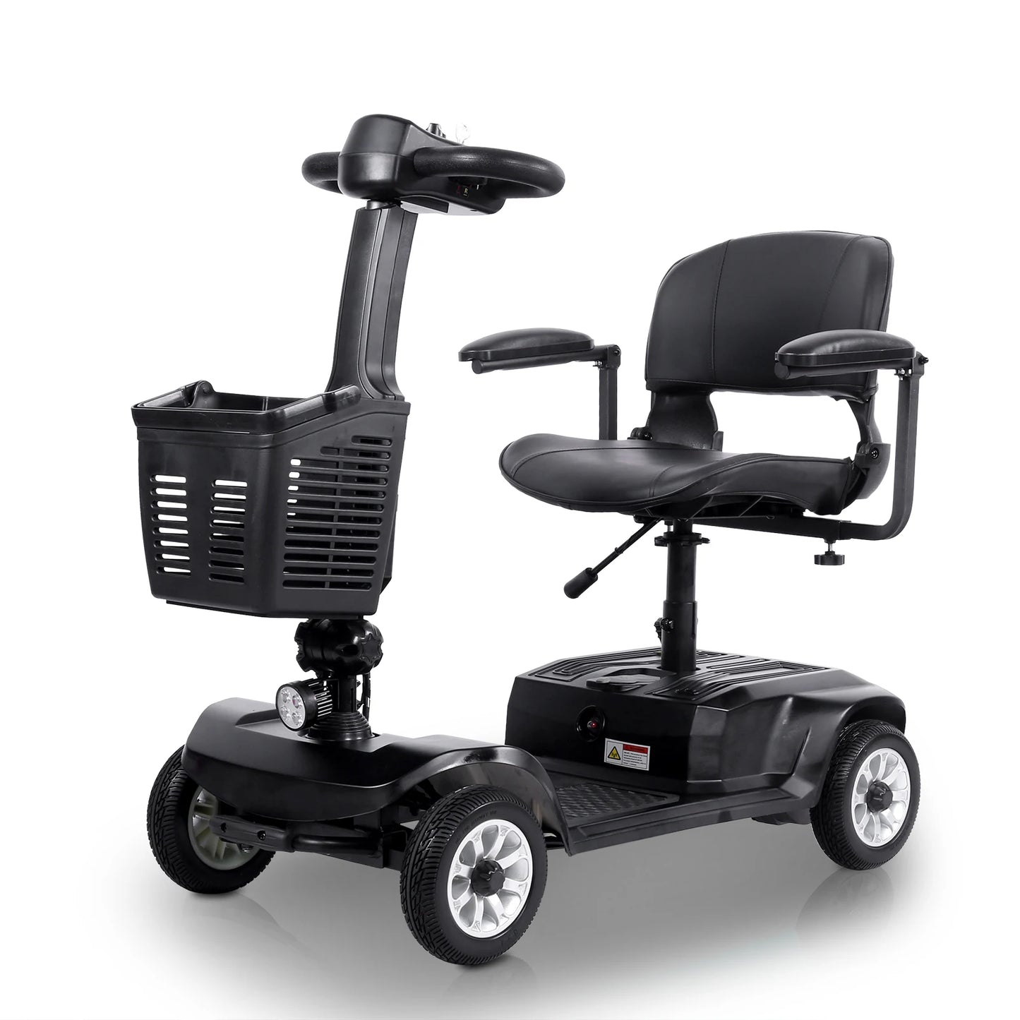 12Ah Four Wheel Mobility Scooter Electric Powered Wheelchair Travel Adults