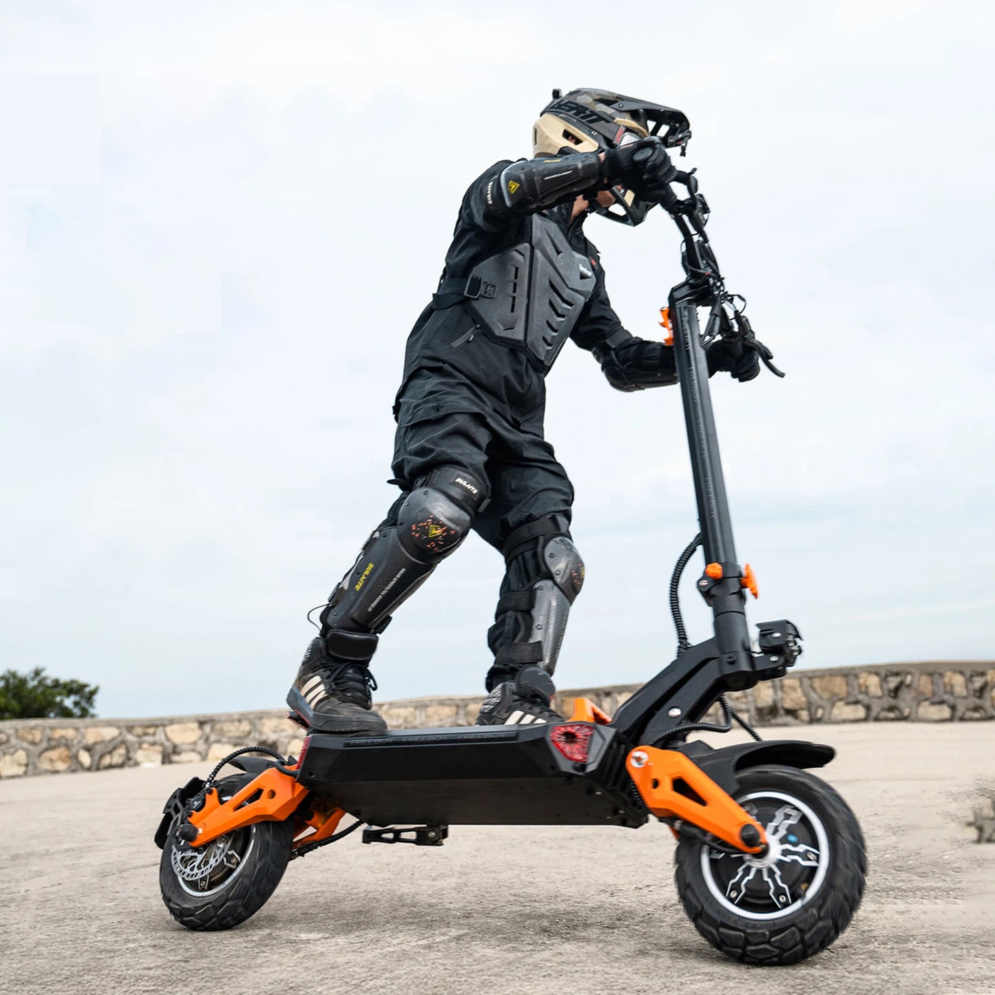 6000W Dual Motor Electric Scooter 50mph Folding Off Road