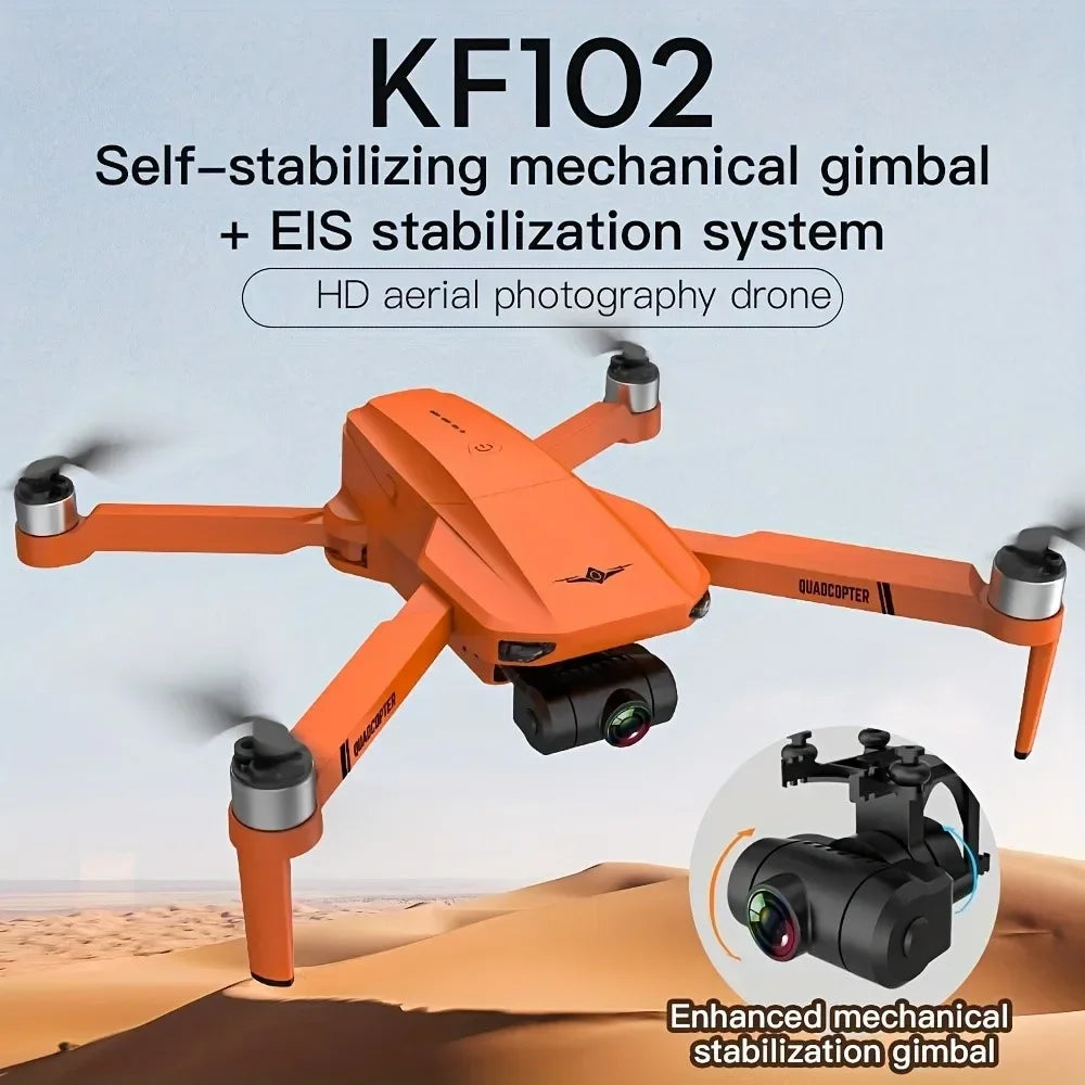 KF102 GPS Drone 4K 8K Camera 2 Axis Gimbal Quadcopter