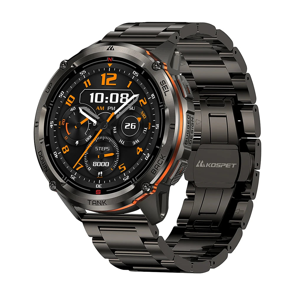 KOSPET Tank T3 Ultra 2 GPS Smartwatch Men IP69K 5ATM AMOLED