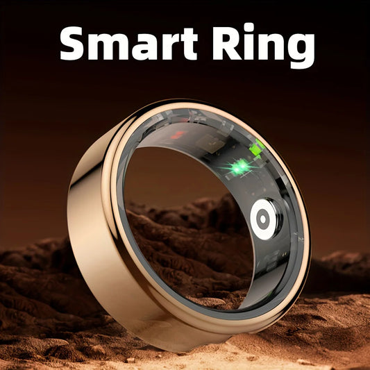Smart Ring Activity Tracker Stainless Steel Step Counter