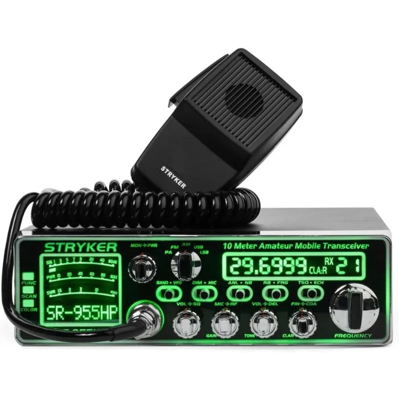 Stryker SR 955HP 10 Meter SSB Radio LED Lighting Audio