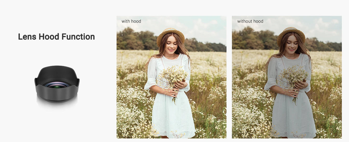 4K 64MP WiFi Vlogging Camera With Flash And Lens Hood