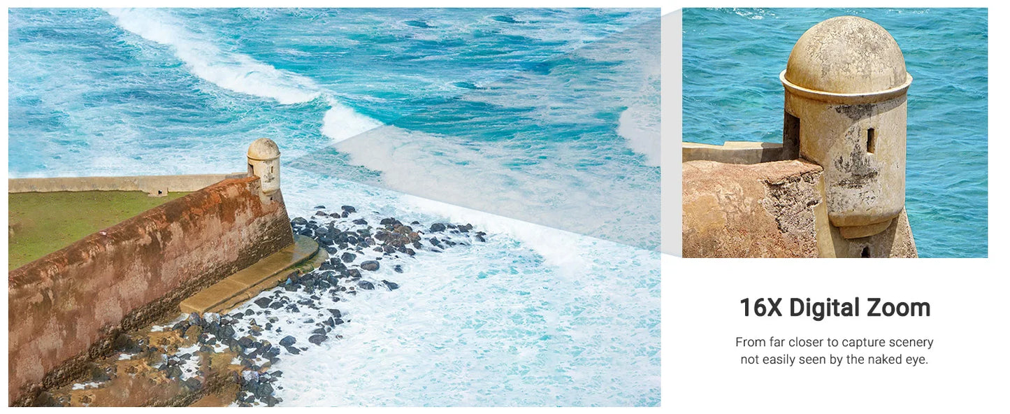 4K 64MP WiFi Vlogging Camera With Flash And Lens Hood