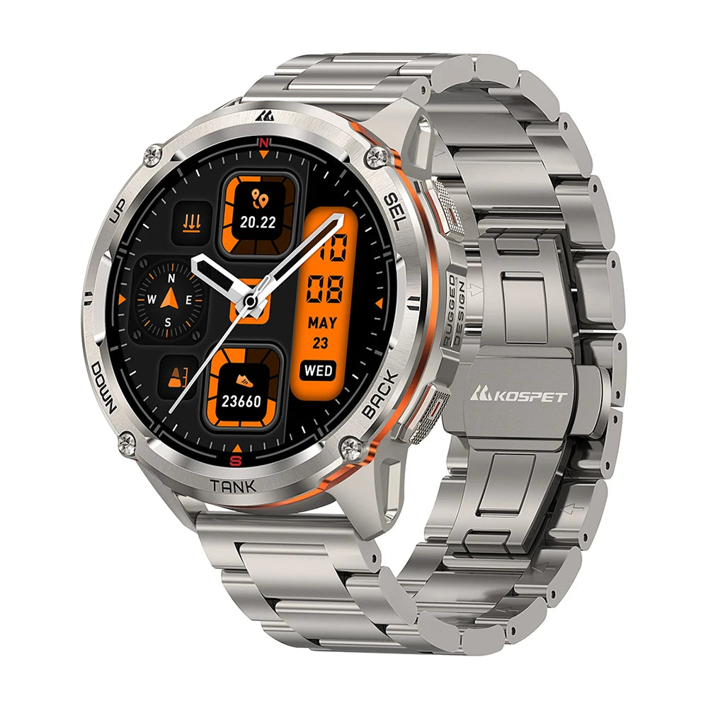 KOSPET Tank T3 Ultra 2 GPS Smartwatch 5ATM Waterproof